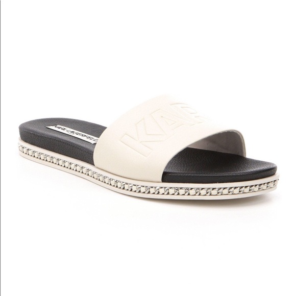 karl lagerfeld slide sandals